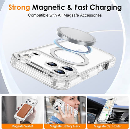 Double-Sided Protective Magsafe Case with Kickstand