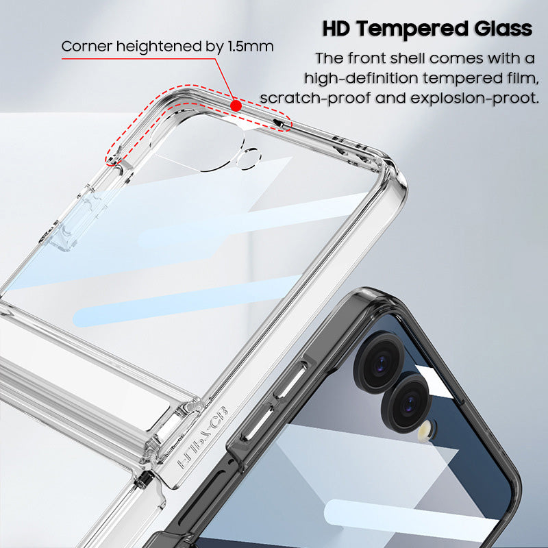 Shell and Film Integrated Transparent Case with MagSafe