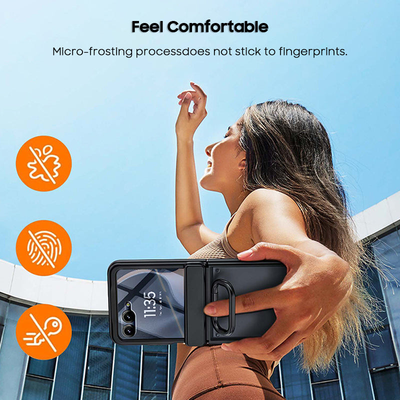 Frosted Translucent Case with Kickstand