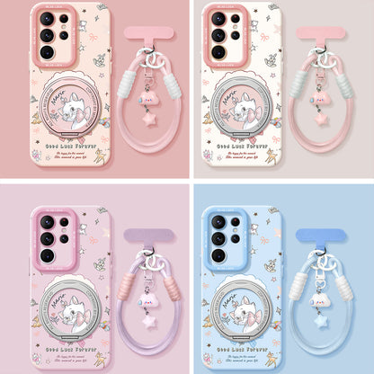 Marie Liquid Silicone Lanyard Case with Bracket