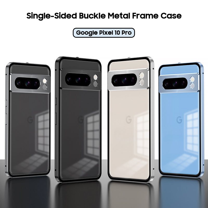 Single-Sided Buckle Metal Frame Case