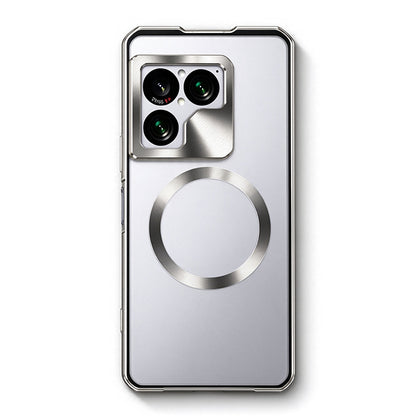 Single-Sided Buckle Metal Frame Case with MagSafe