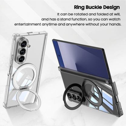360° Rotating Kickstand Clear Case