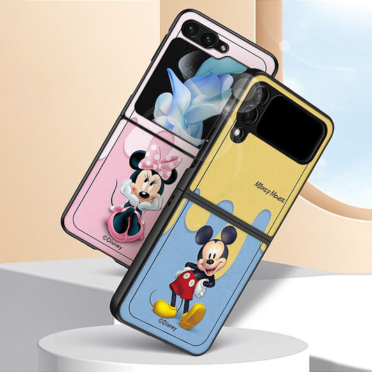 Serie Samsung | Funda para teléfono Galaxy Z Flip Series Disney con dibujos animados