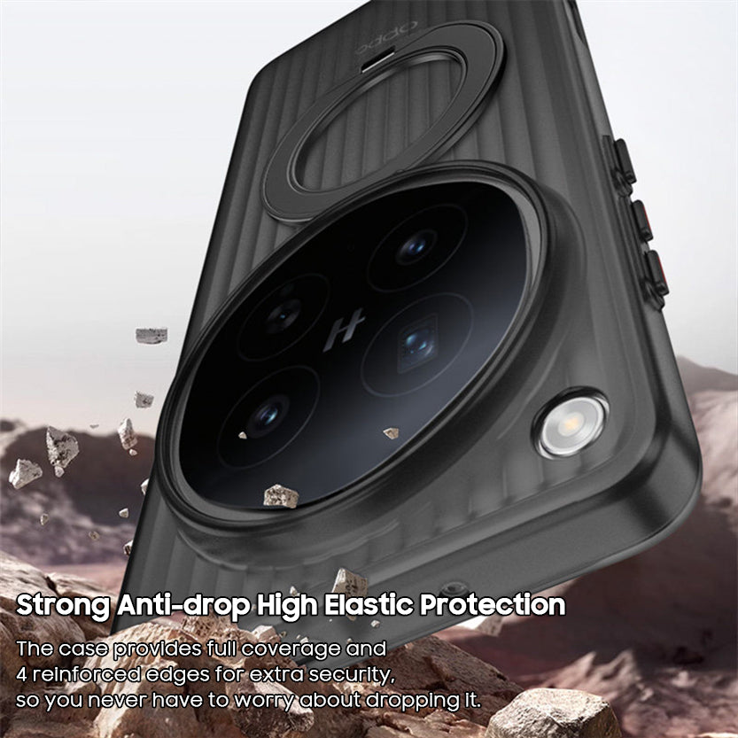 Wave Pattern Frosted Case with MagSafe