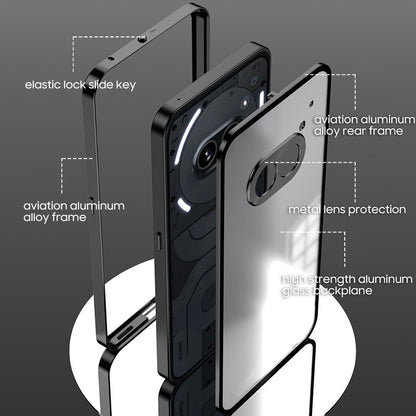 Single-Sided Buckle Metal Frame Case