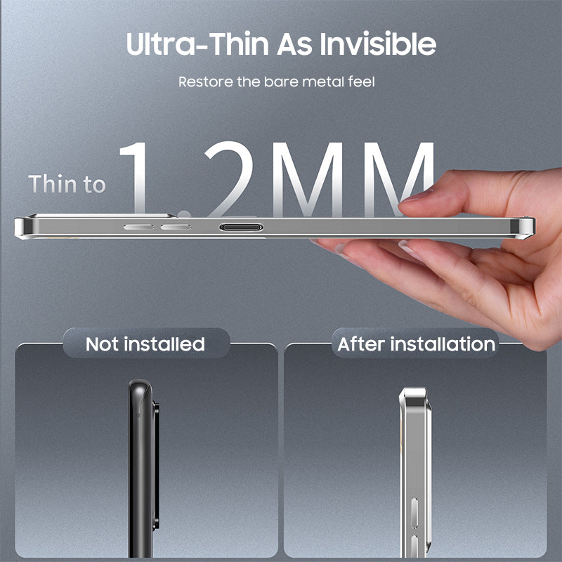 Ultra-thin Metal Glass Case with MagSafe