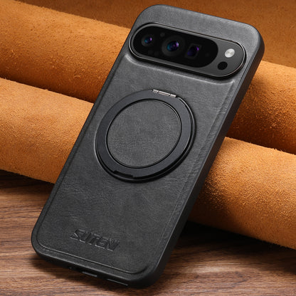 360° Rotating kickstand Leather Case with MagSafe