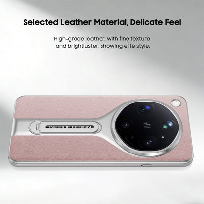 Folding Kickstand Leather Case