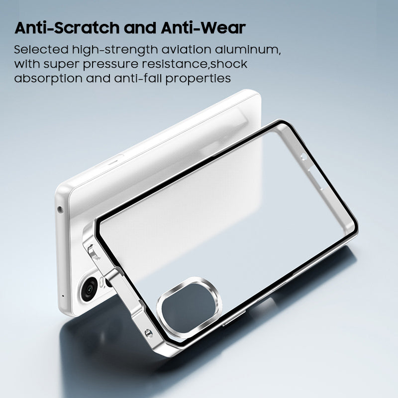 Single-Sided Buckle Metal Frame Case