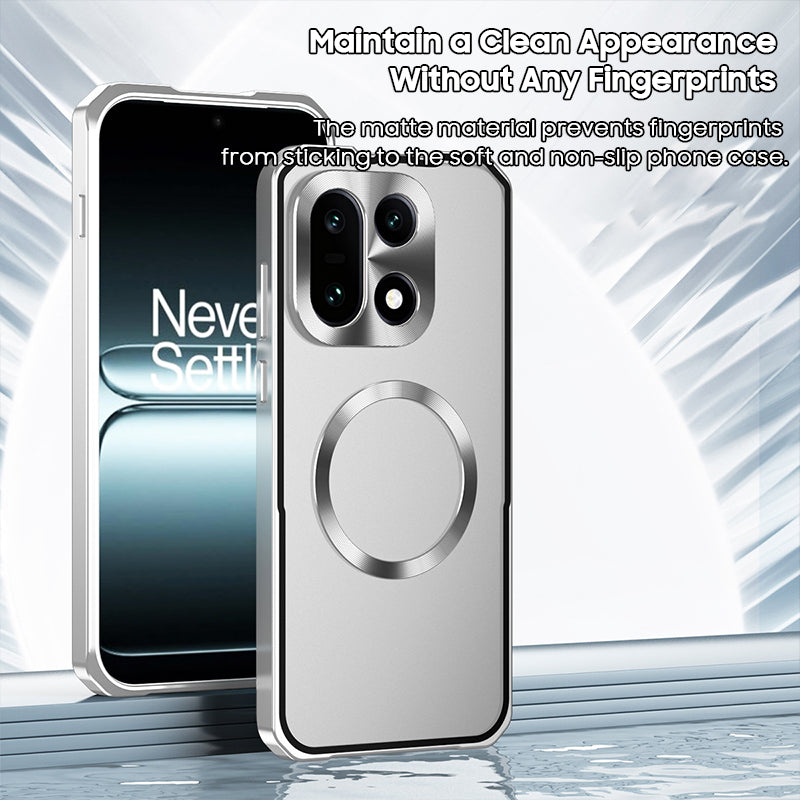 Single-Sided Buckle Metal Frame Case with MagSafe