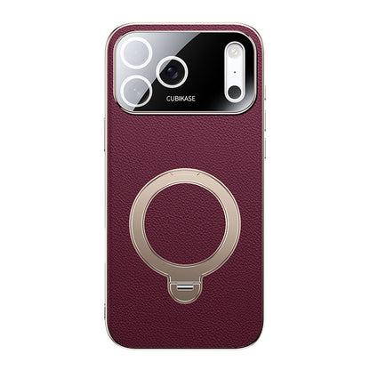 Rotating Ring Leather Case