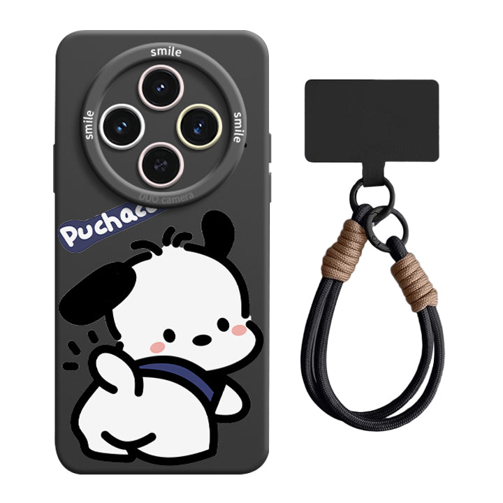 Pochacco Liquid Silicone Lanyard Case
