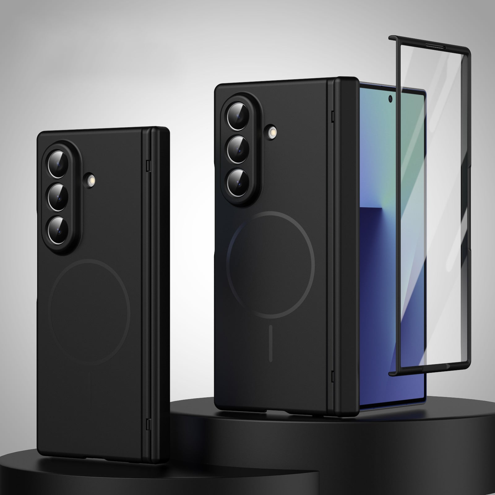 Shell and Film Integrated Frosted Case with MagSafe