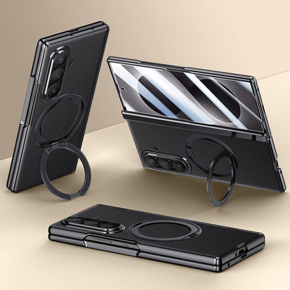 360° Rotating kickstand Leather Case with MagSafe