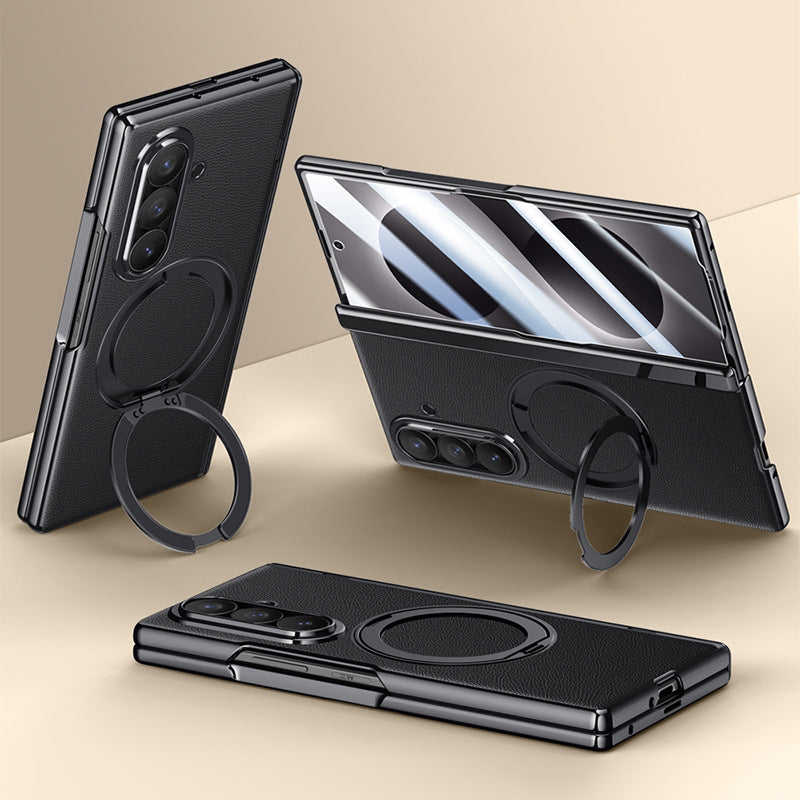 360° Rotating kickstand Leather Case with MagSafe