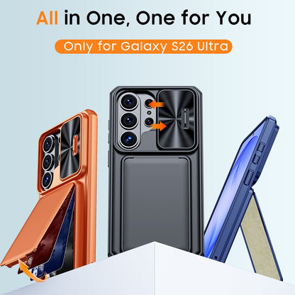 Sliding Window Lens Protective Card Holder Case