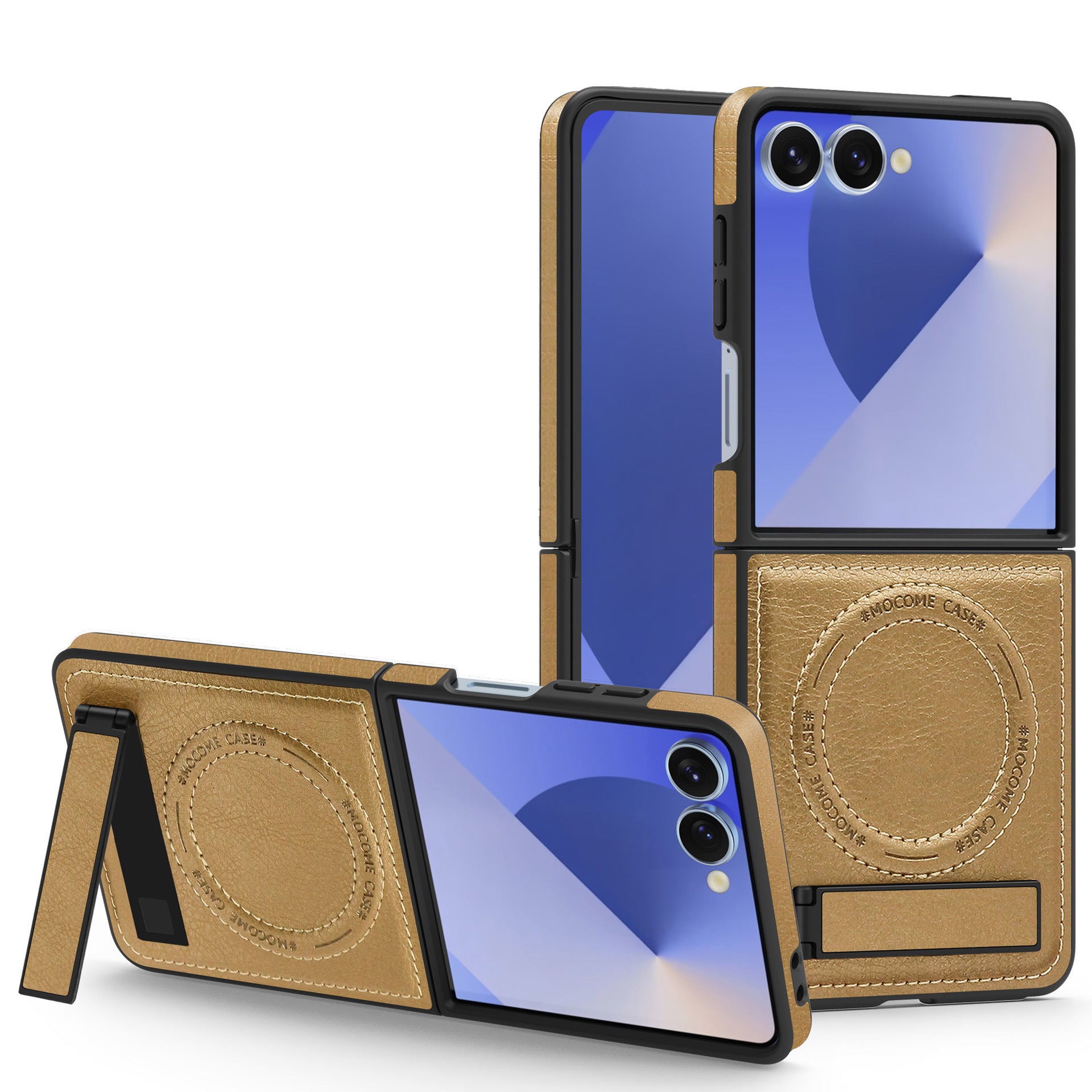 Business kickstand Leather Case with MagSafe