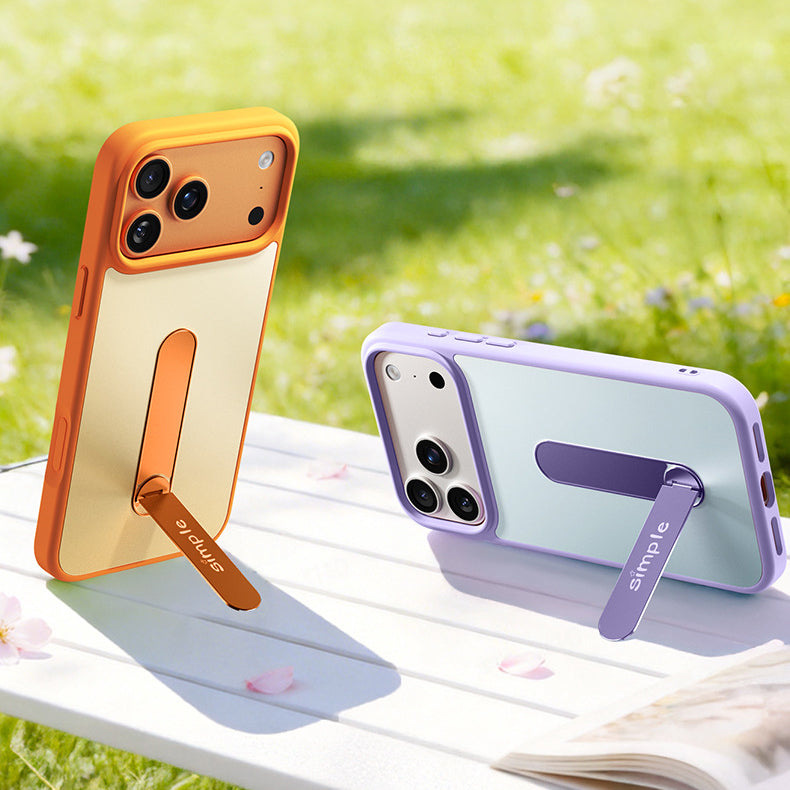 Folding Kickstand Liquid Silicone Case with MagSafe