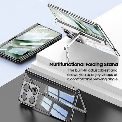 Transparent Electroplated Case with Kickstand