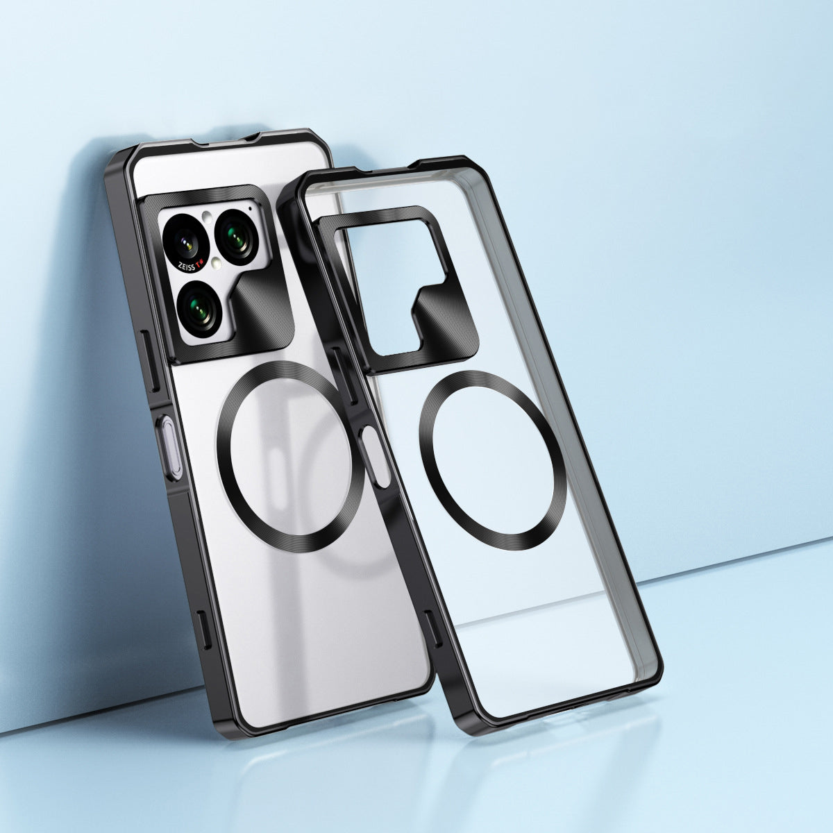 Single-Sided Buckle Metal Frame Case with MagSafe