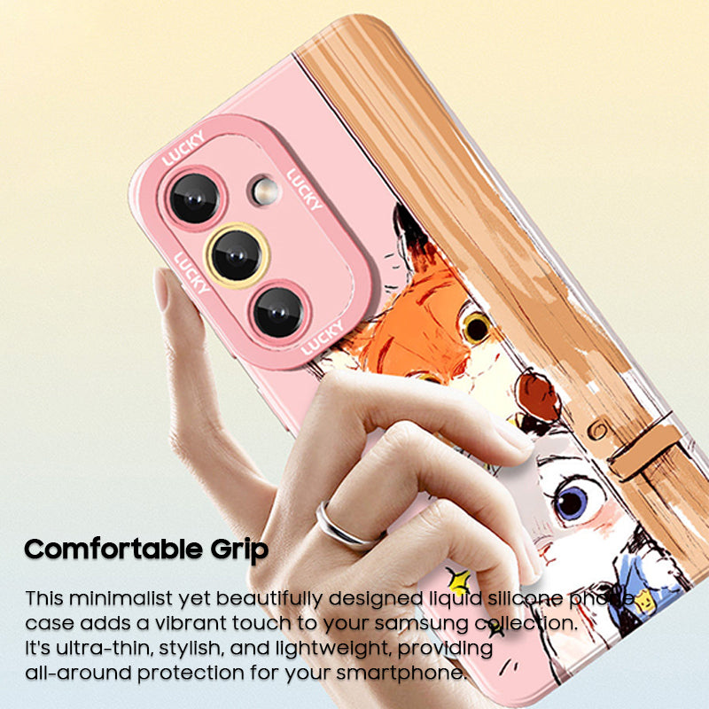 Zootopia Liquid Silicone Lanyard Case