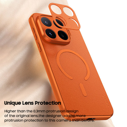 Lychee-Textured Leather Case with MagSafe