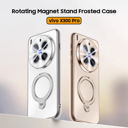 Rotating Magnet Stand Frosted Case with MagSafe
