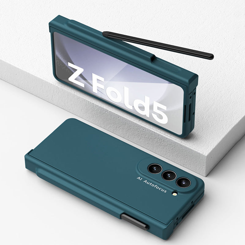 Samsung Galaxy Z Fold5 |  Skin-Feel Matte Phone Case（Complimentary Capacitive Pen）