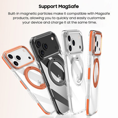 360° Rotating Kickstand Clear Case with MagSafe