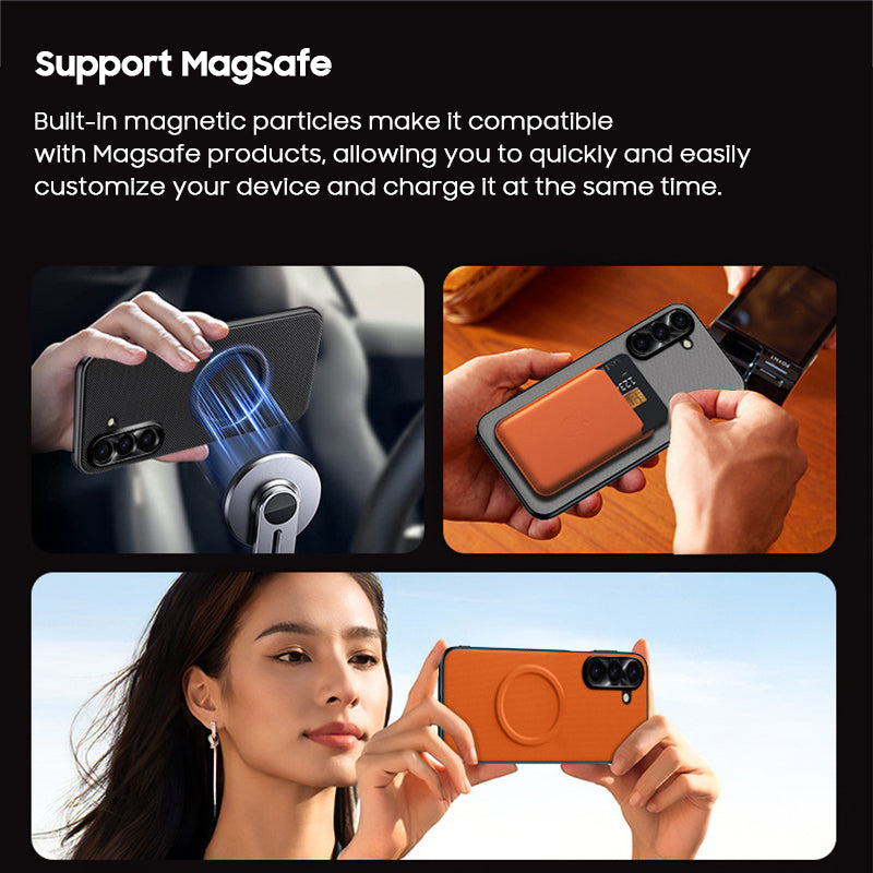 Kevlar Texture Protective Case with MagSafe