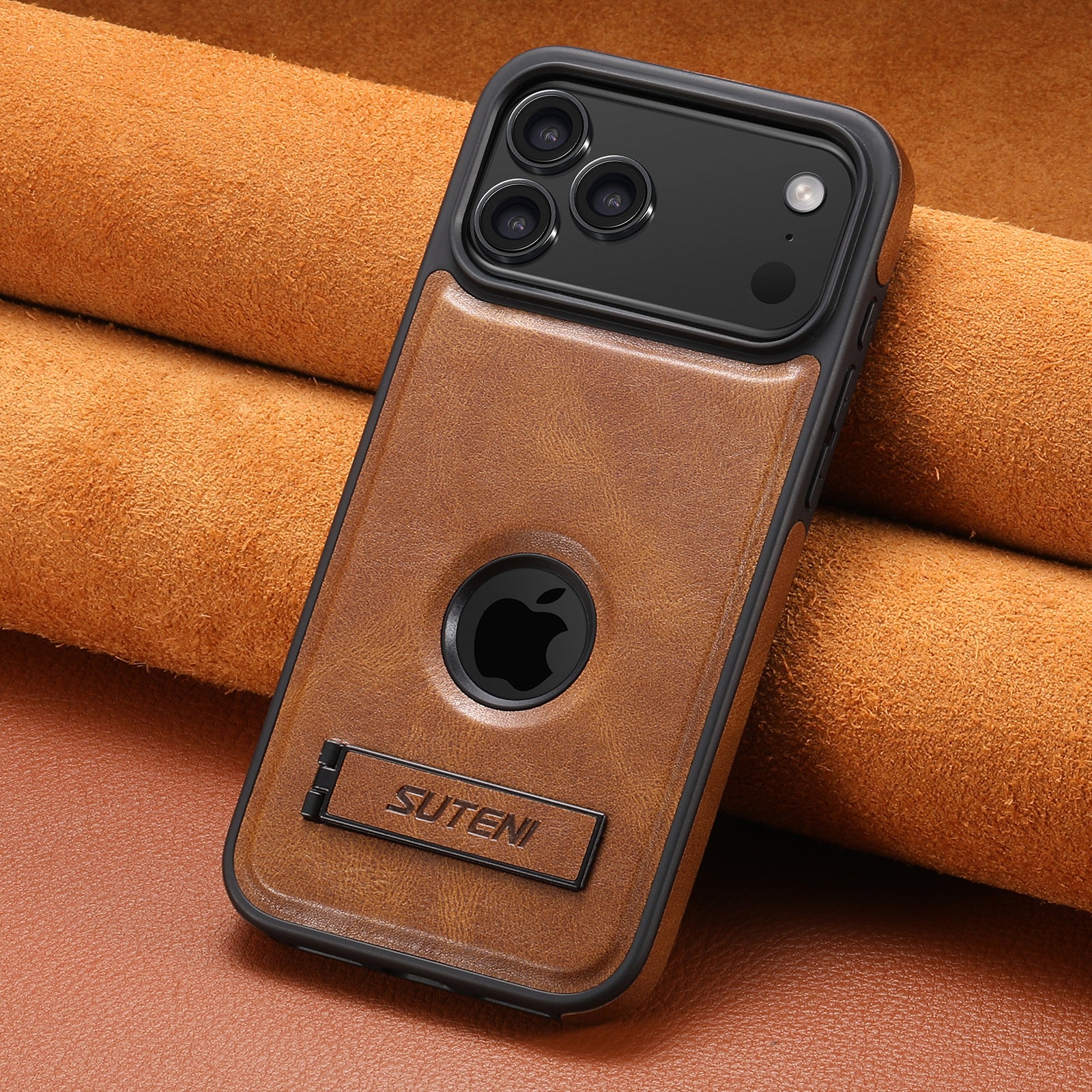 Invisible Bracket Leather Case with MagSafe