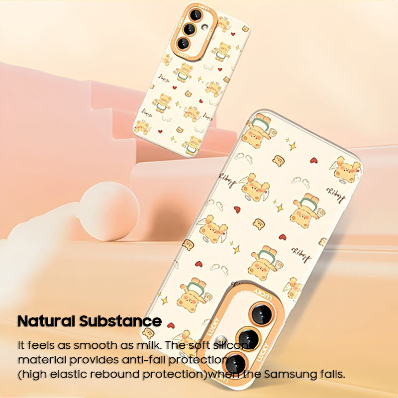 Butter Bear Liquid Silicone Lanyard Case