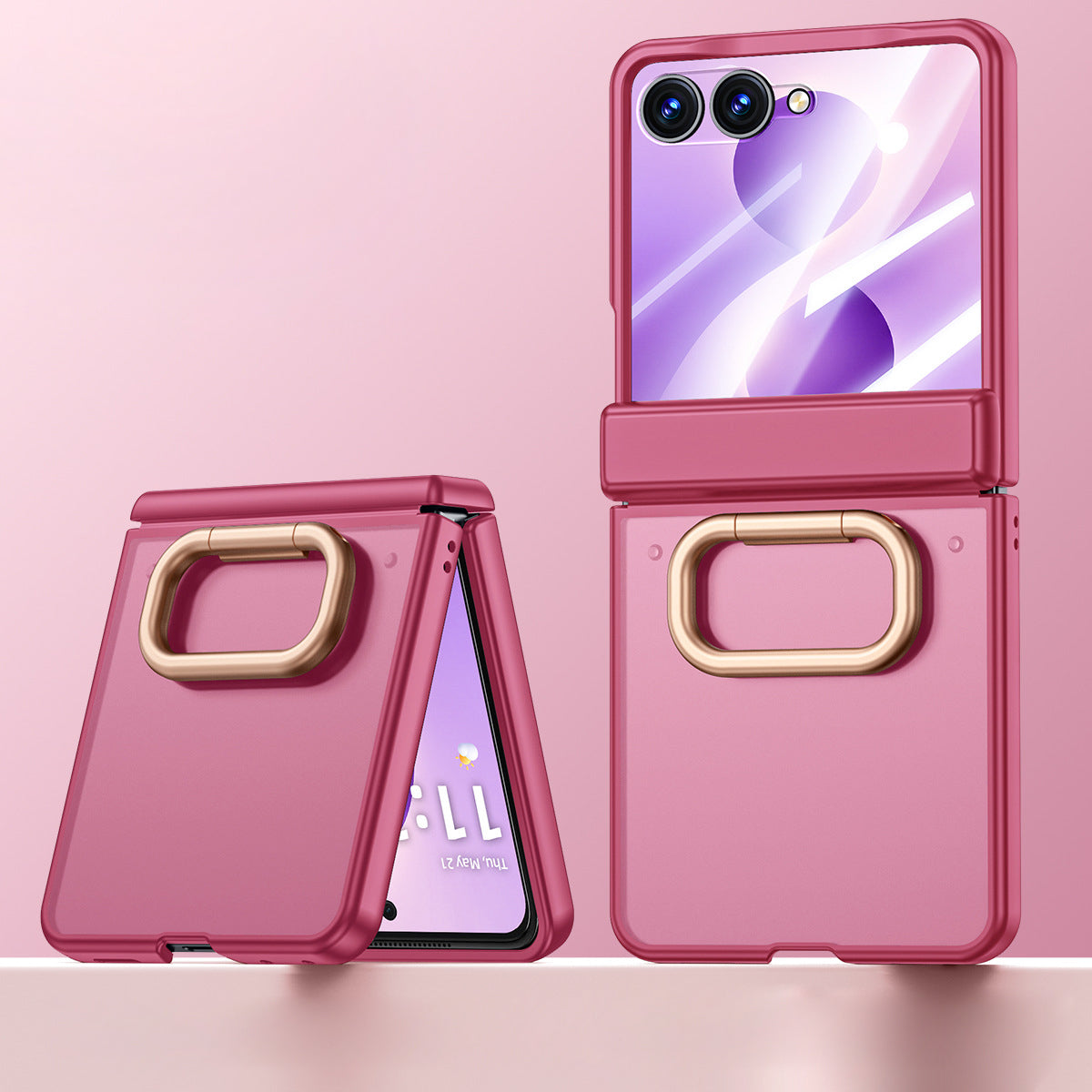 Frosted Translucent Case with Kickstand