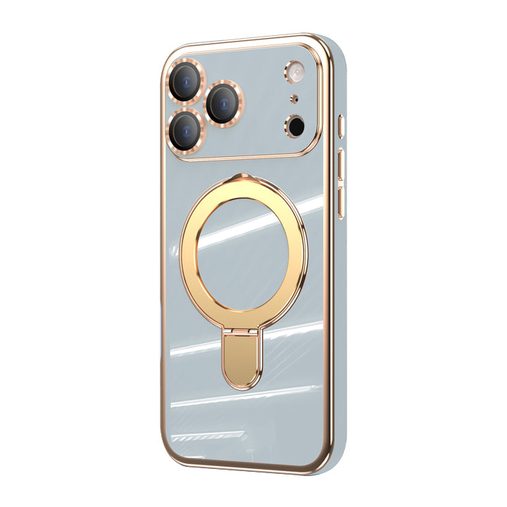 Electroplated Magnetic Ring Case with MagSafe