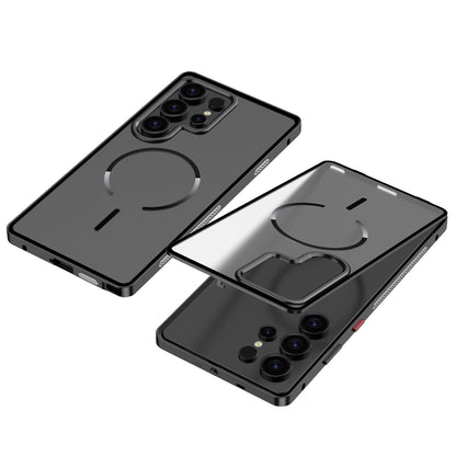 Single-Sided Buckle Metal Frame Case with MagSafe