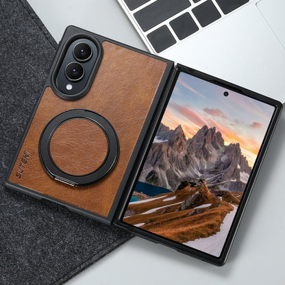 360° Rotating Kickstand Leather Case with MagSafe