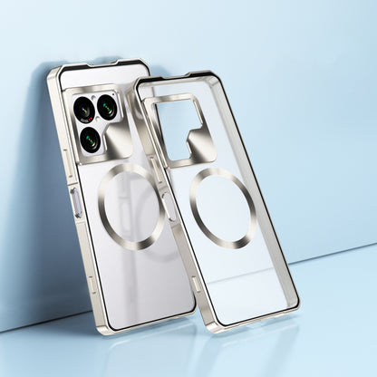 Single-Sided Buckle Metal Frame Case with MagSafe