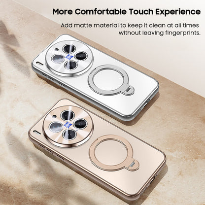 Rotating Magnet Stand Frosted Case with MagSafe