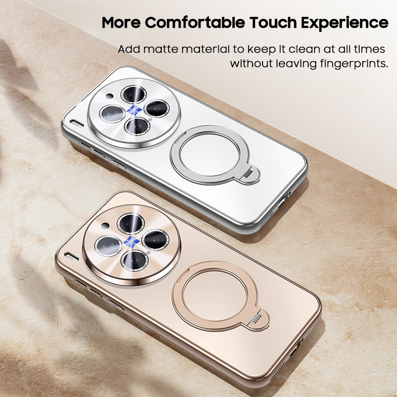 Rotating Magnet Stand Frosted Case with MagSafe