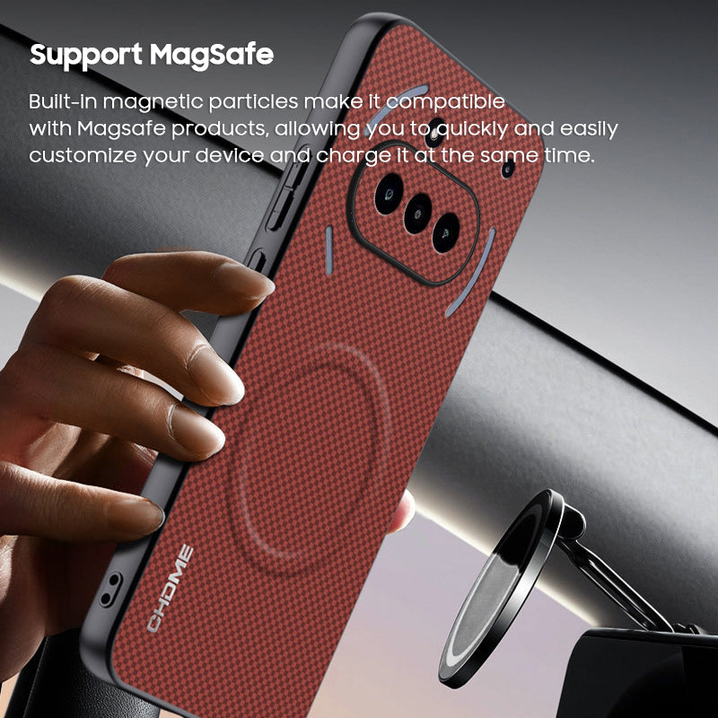 Carbon Fiber Pattern Case with MagSafe