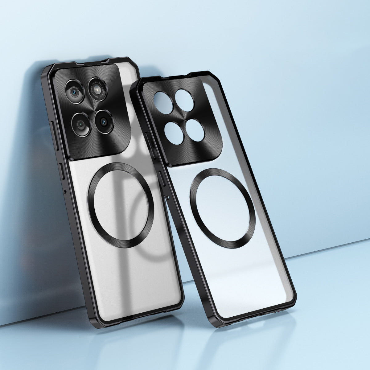 Single-Sided Buckle Metal Frame Case with MagSafe