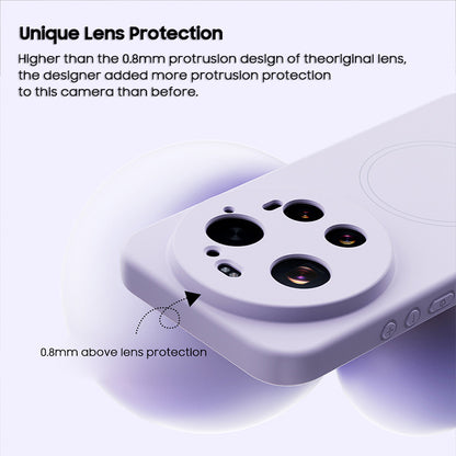 Solid Color Liquid Silicone Case with MagSafe
