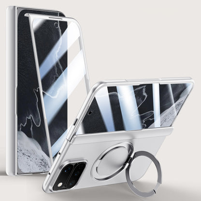 Rotating Magnet Ring Frosted Case with MagSafe
