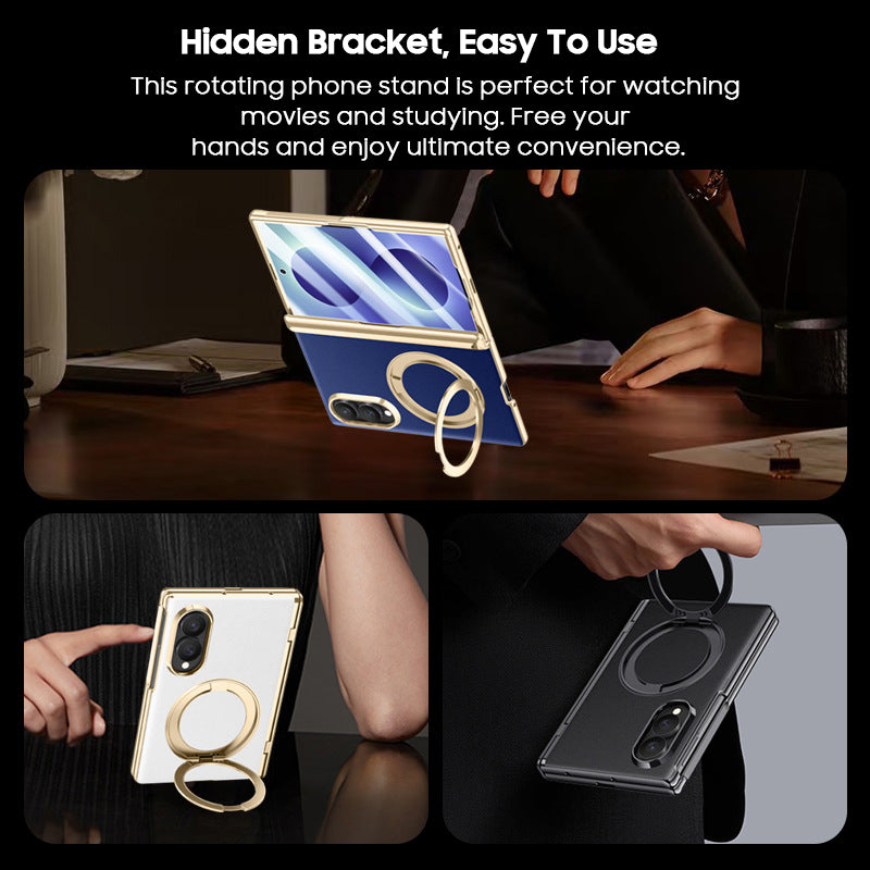 360° Rotating kickstand Leather Case with MagSafe