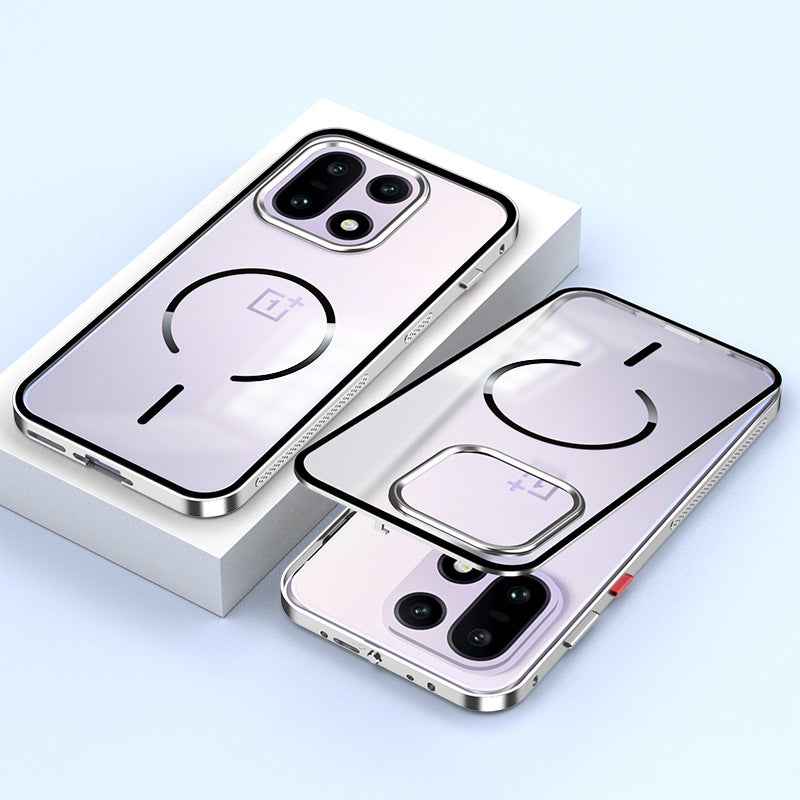 Metal Spring Buckle Case with MagSafe