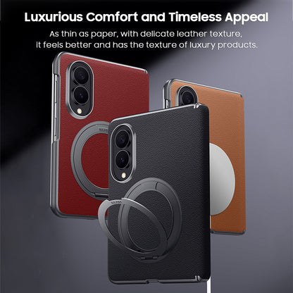 Folding Stand Leather Case with MagSafe