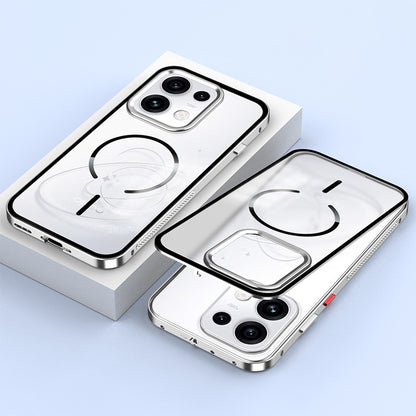 Single-Sided Buckle Metal Frame Case with MagSafe