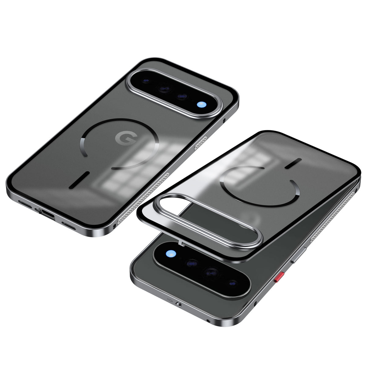 Single-Sided Buckle Metal Frame Case