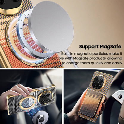 Printed Carbon Fiber Matte Case with MagSafe